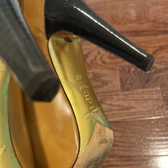 Kenneth Cole New York Size 10 Womens Tan Heels - Picture 7 of 8